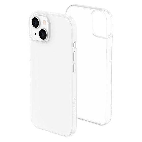 iPhone 15 Lippa Slankt Fleksibelt Plastik Cover - Gennemsigtig