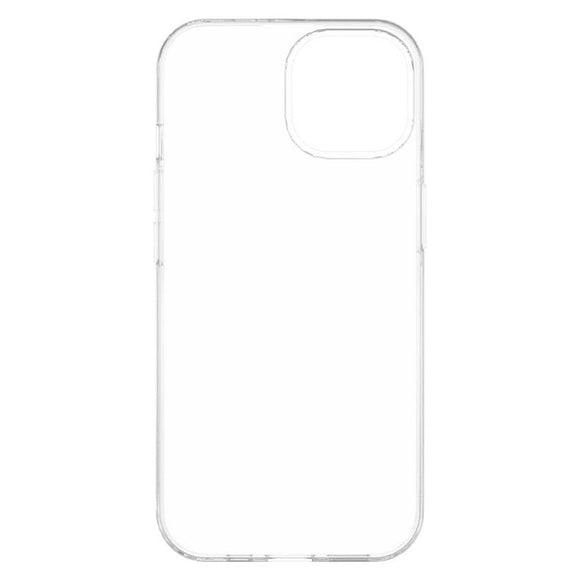 iPhone 15 Lippa Slankt Fleksibelt Plastik Cover - Gennemsigtig
