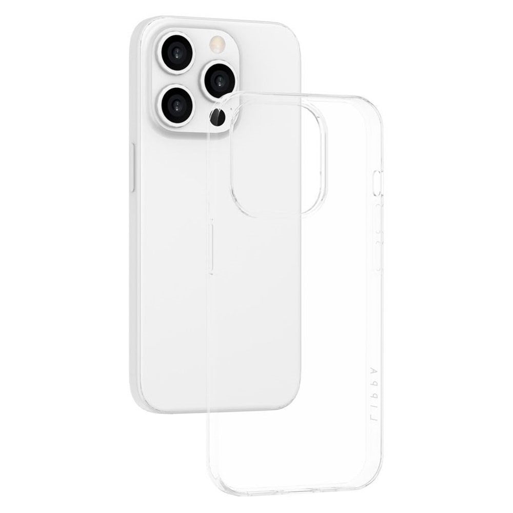 iPhone 15 Pro Lippa Slankt Fleksibelt Plastik Cover - Gennemsigtig