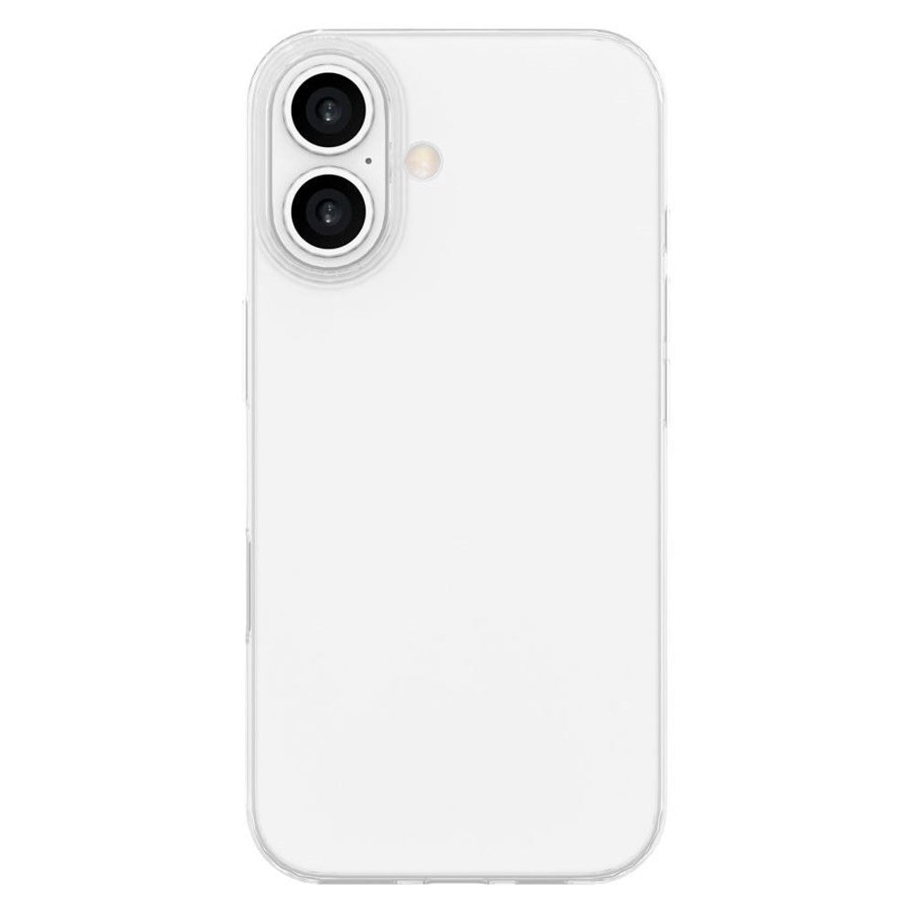 iPhone 16 Lippa Slankt Fleksibelt Plastik Cover - Gennemsigtig
