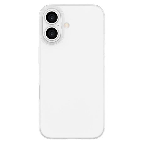 iPhone 16 Lippa Slankt Fleksibelt Plastik Cover - Gennemsigtig
