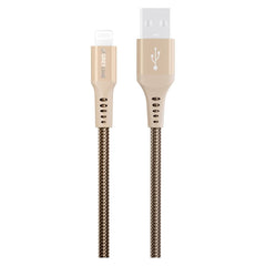 GreyLime 12W Braided USB-A til Lightning Kabel 3 m. - Beige