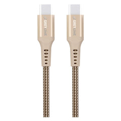 GreyLime 60W Braided USB-C til USB-C Kabel 3 m. - Beige