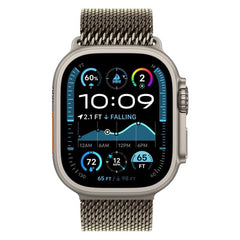 Apple Watch (42/44/SE/45/46/49mm) Lippa Rustfri Stål Rem m. Lås - Guld