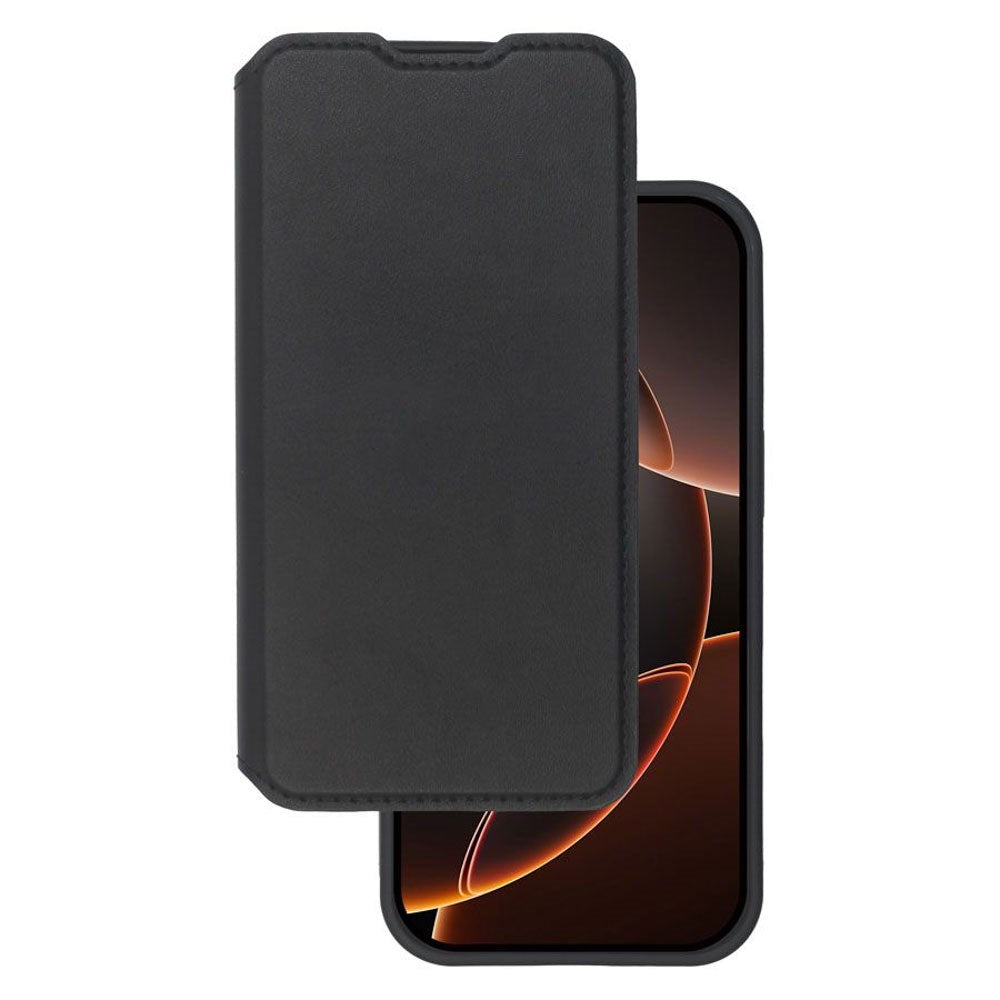 iPhone 16 Pro Lippa 2-i-1 Wallet Flip Cover - Sort