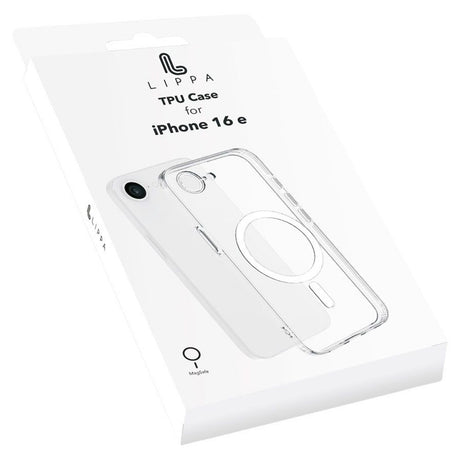 iPhone 17e / 16e Lippa Fleksibelt Plast Cover - MagSafe Kompatibel - Gennemsigtig