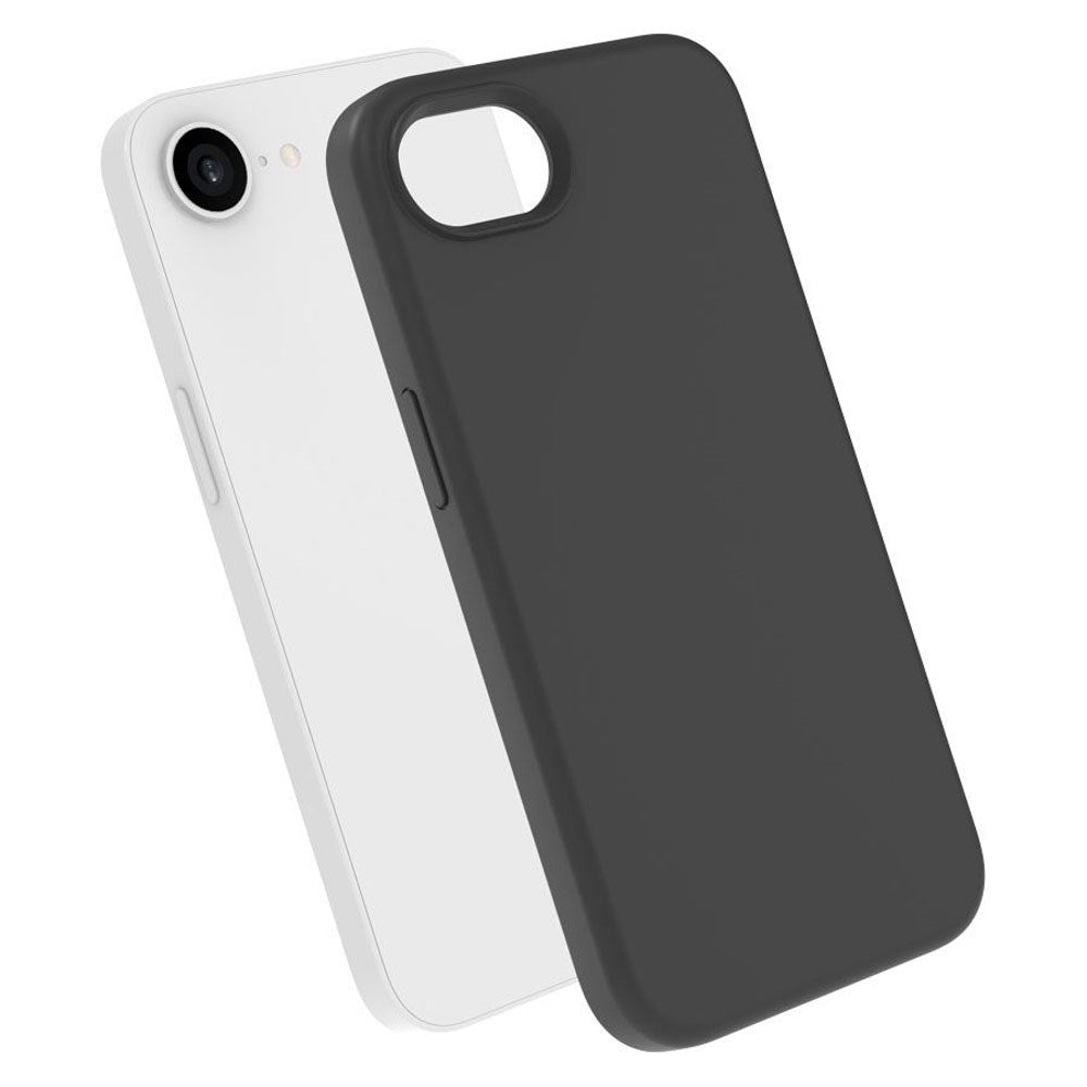iPhone 17e / 16e Lippa Silikone Cover - MagSafe Kompatibel - Sort