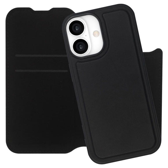 iPhone 17 Lippa 2-i-1 Wallet Flip Cover - Sort