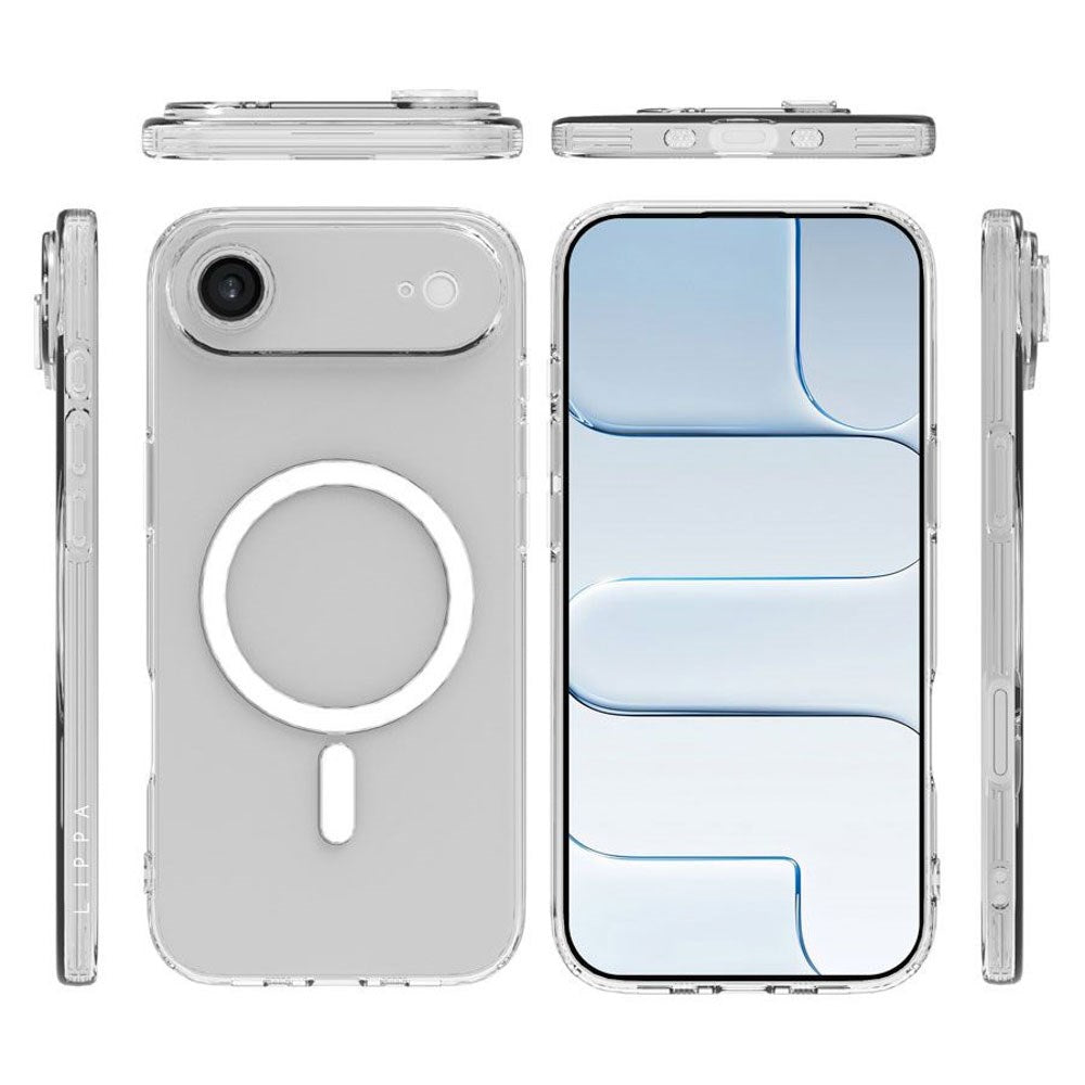iPhone Air Lippa Fleksibelt Plast Cover - MagSafe Kompatibel - Gennemsigtig