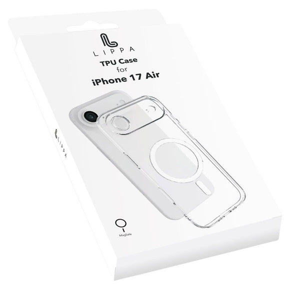 iPhone Air Lippa Fleksibelt Plast Cover - MagSafe Kompatibel - Gennemsigtig