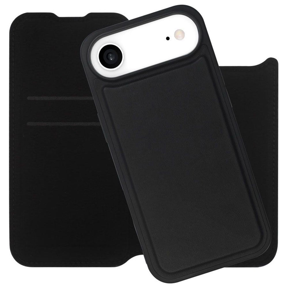 iPhone Air Lippa 2-i-1 Wallet Flip Cover - Sort