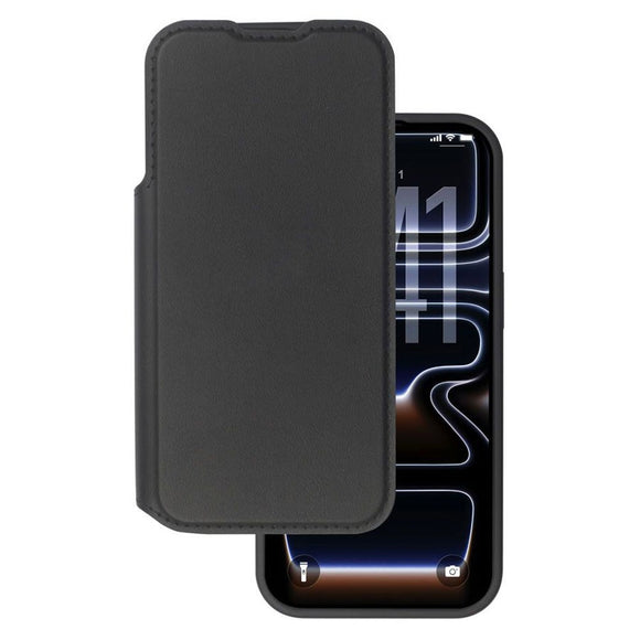 iPhone 17 Pro Lippa 2-i-1 Wallet Flip Cover - Sort