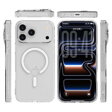 iPhone 17 Pro Max Lippa Fleksibelt Plast Cover - MagSafe Kompatibel - Gennemsigtig