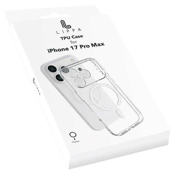 iPhone 17 Pro Max Lippa Fleksibelt Plast Cover - MagSafe Kompatibel - Gennemsigtig