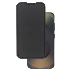 Samsung Galaxy S25 Lippa 2-i-1 Wallet Flip Cover - Sort
