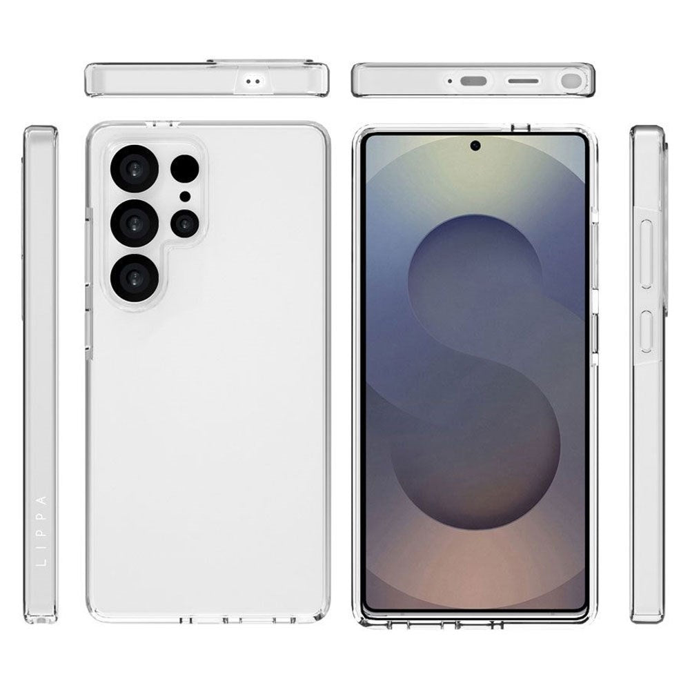 Samsung Galaxy S25 Ultra Lippa Fleksibelt Plast Cover - Gennemsigtig