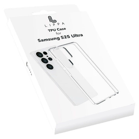 Samsung Galaxy S25 Ultra Lippa Fleksibelt Plast Cover - Gennemsigtig