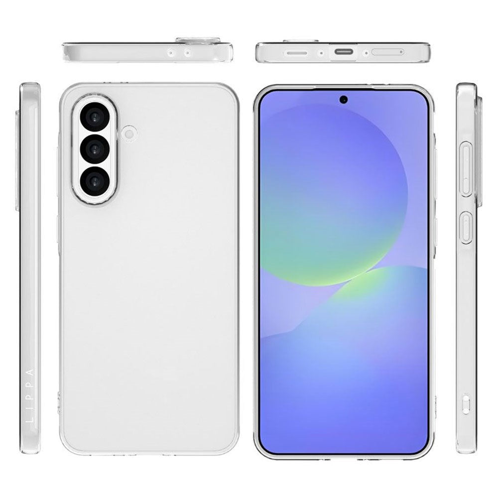 Samsung Galaxy A36 Lippa Fleksibelt Plast Cover - Gennemsigtig