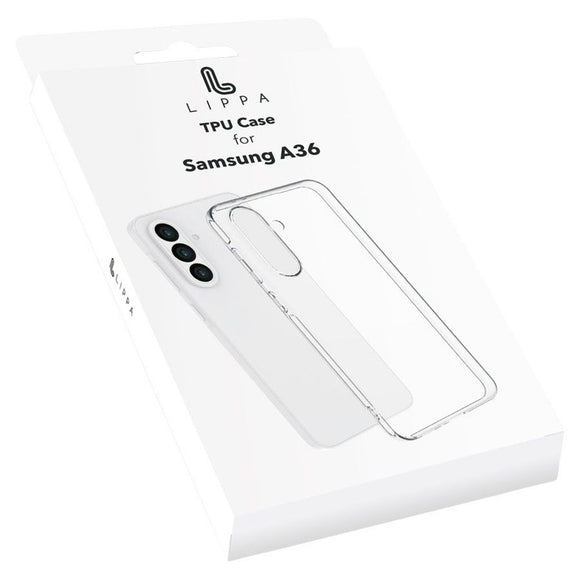 Samsung Galaxy A36 Lippa Fleksibelt Plast Cover - Gennemsigtig