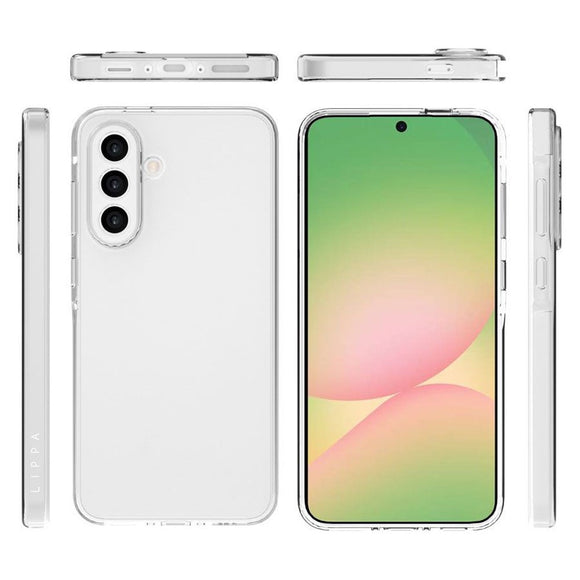 Samsung Galaxy A56 Lippa Fleksibelt Plast Cover - Gennemsigtig