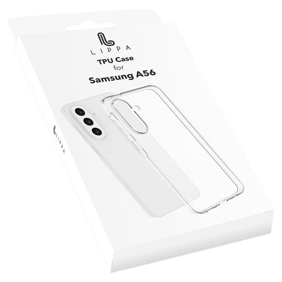 Samsung Galaxy A56 Lippa Fleksibelt Plast Cover - Gennemsigtig