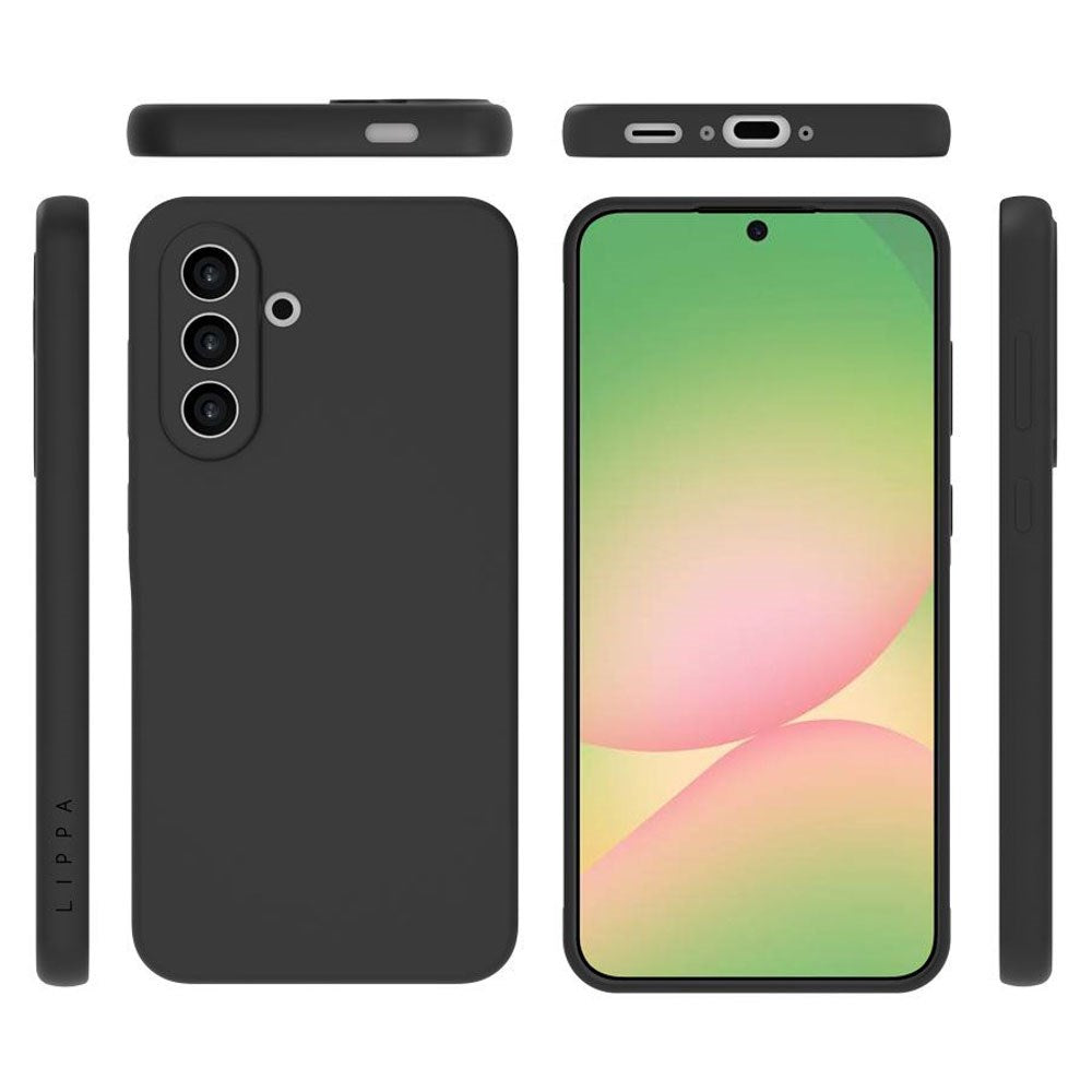 Samsung Galaxy A56 Lippa Silikone Cover - Sort