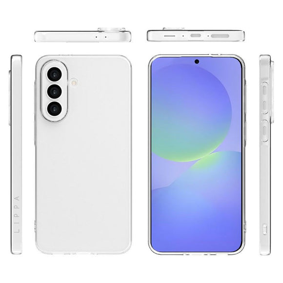 Samsung Galaxy A37 Lippa Fleksibelt Plast Cover - Gennemsigtig