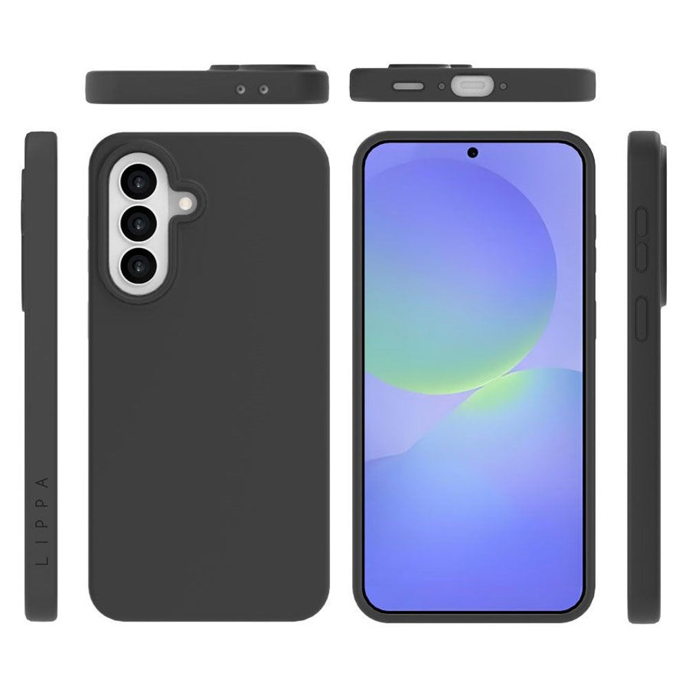 Samsung Galaxy A37 Lippa Silikone Cover - Sort