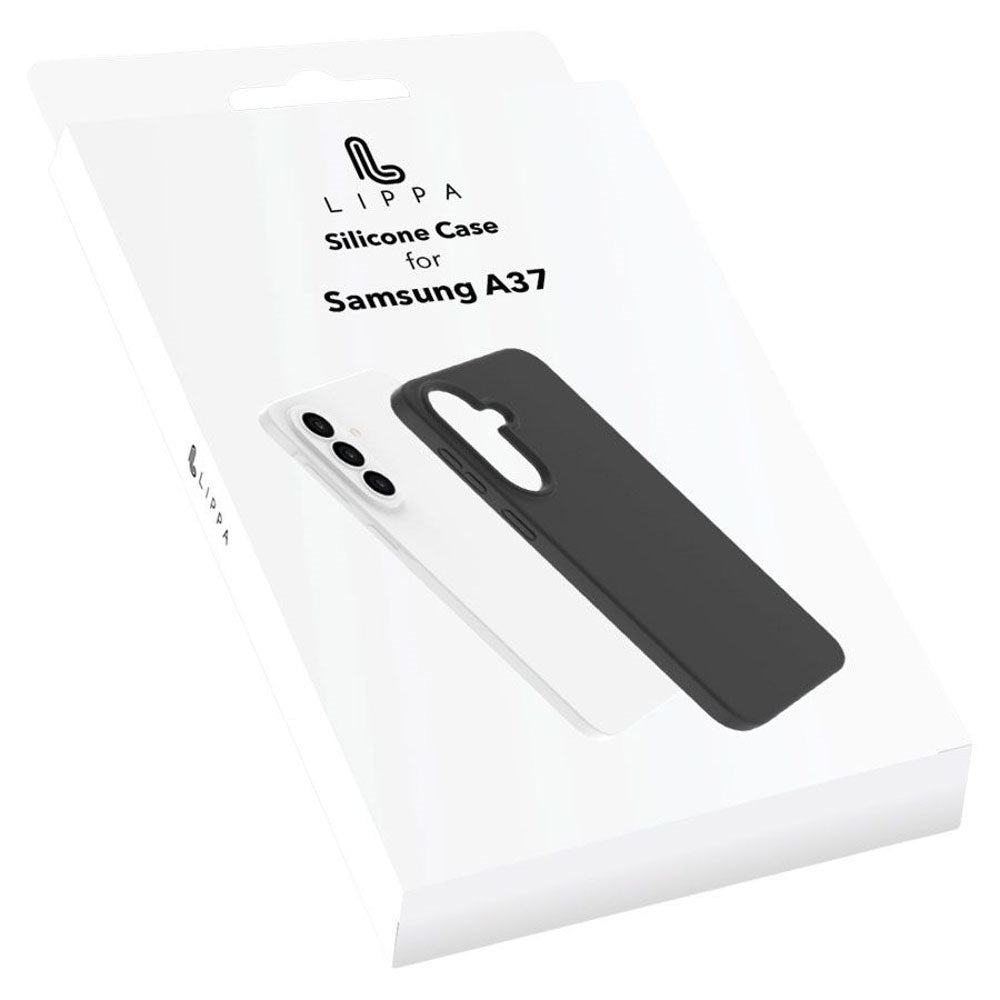 Samsung Galaxy A37 Lippa Silikone Cover - Sort