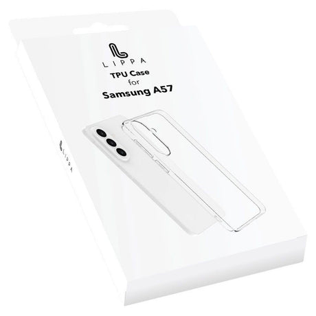 Samsung Galaxy A57 Lippa Fleksibelt Plast Cover - Gennemsigtig