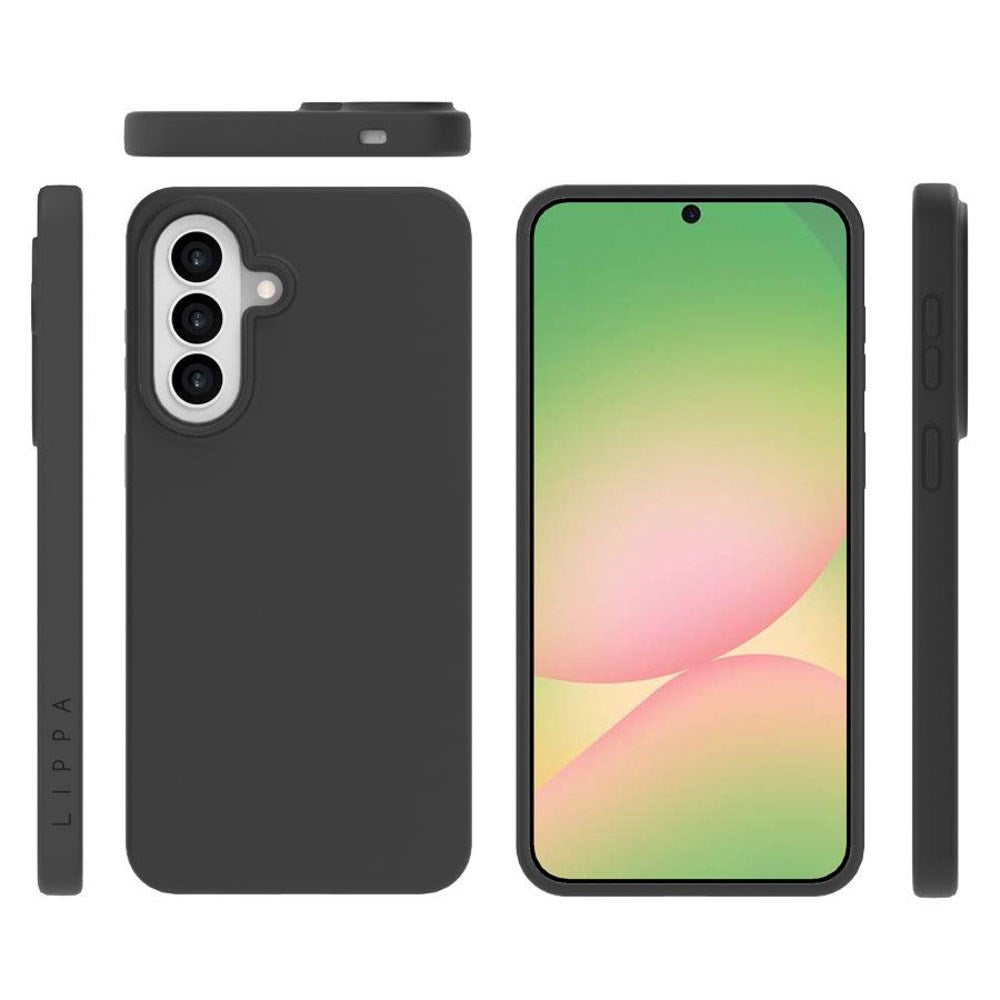 Samsung Galaxy A57 Lippa Silikone Cover - Sort
