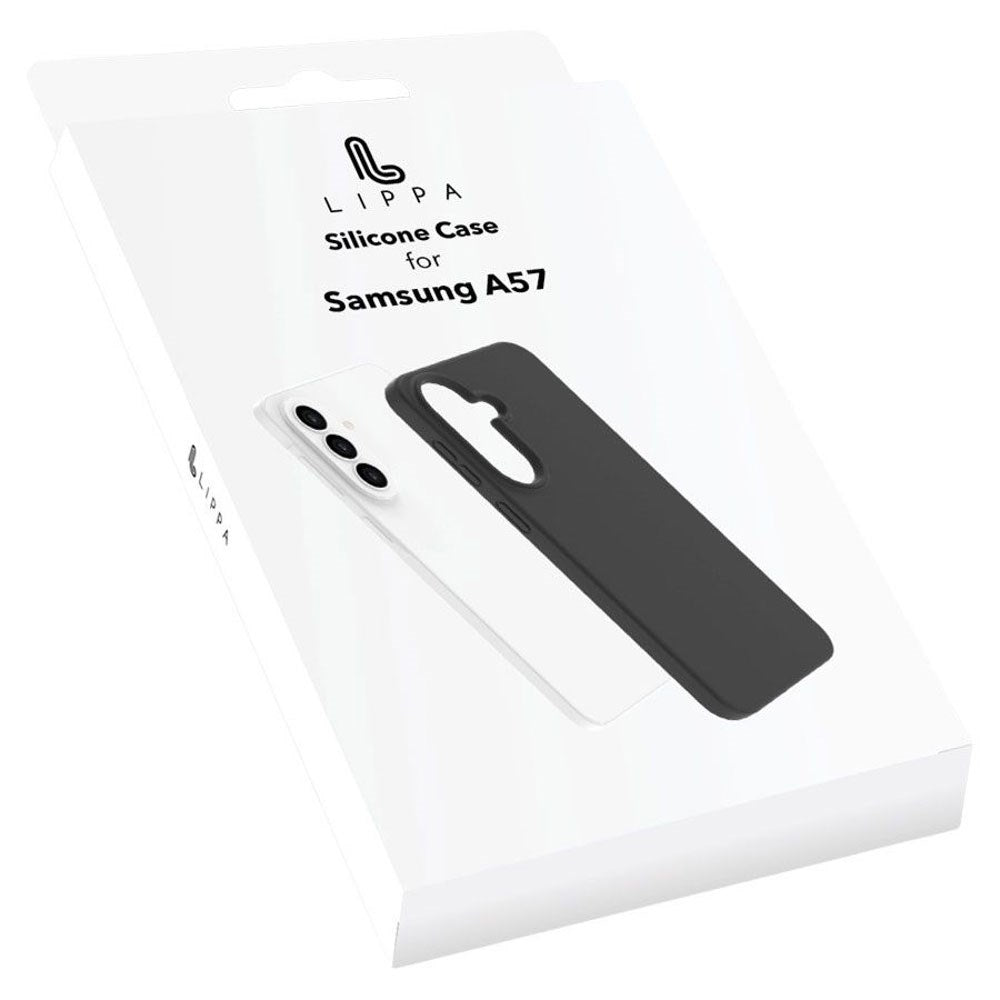 Samsung Galaxy A57 Lippa Silikone Cover - Sort