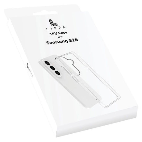 Samsung Galaxy S26 Lippa Fleksibelt Plast Cover - Gennemsigtig