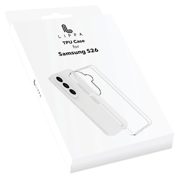 Samsung Galaxy S26 Lippa Fleksibelt Plast Cover - Gennemsigtig
