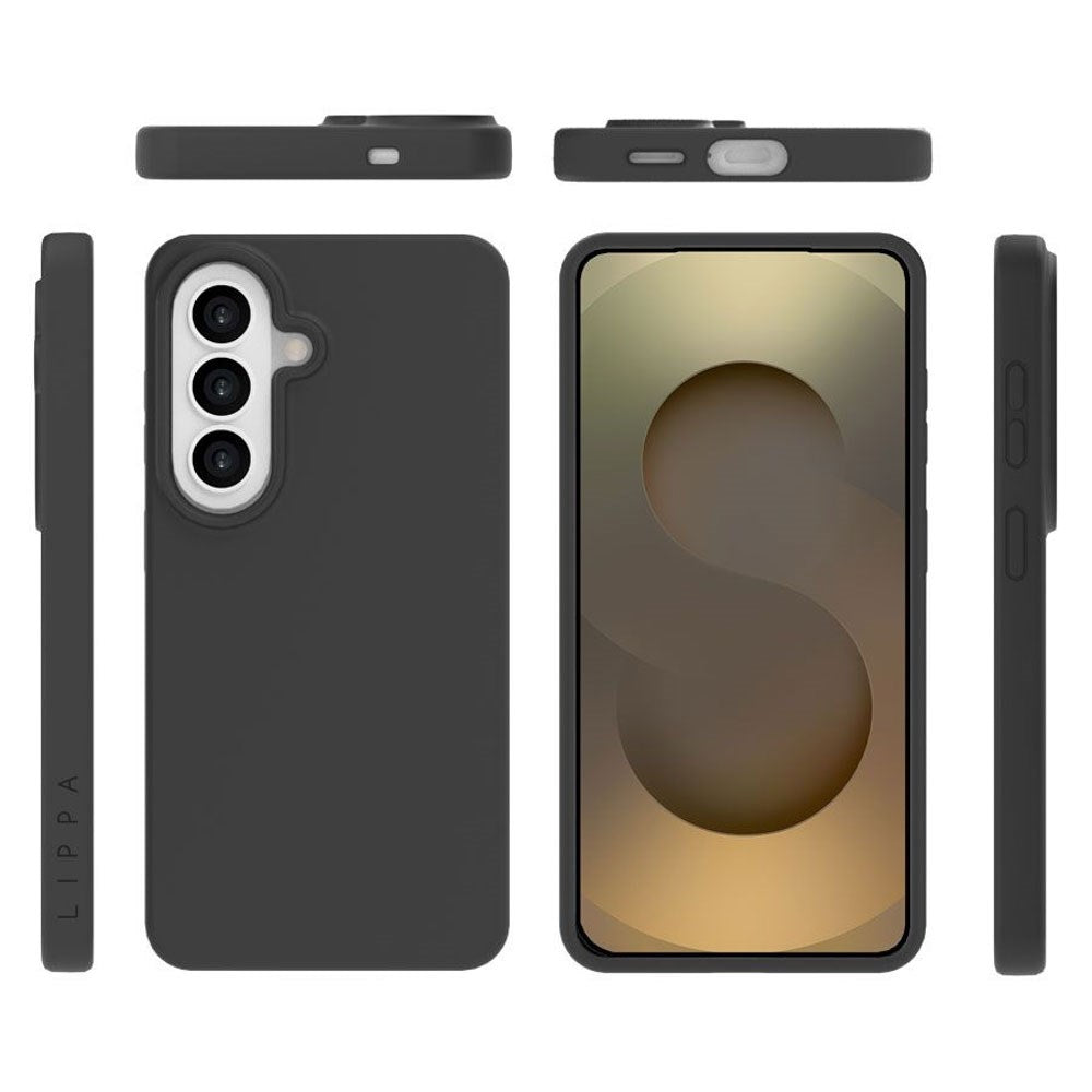 Samsung Galaxy S26 Lippa Silikone Cover - Sort