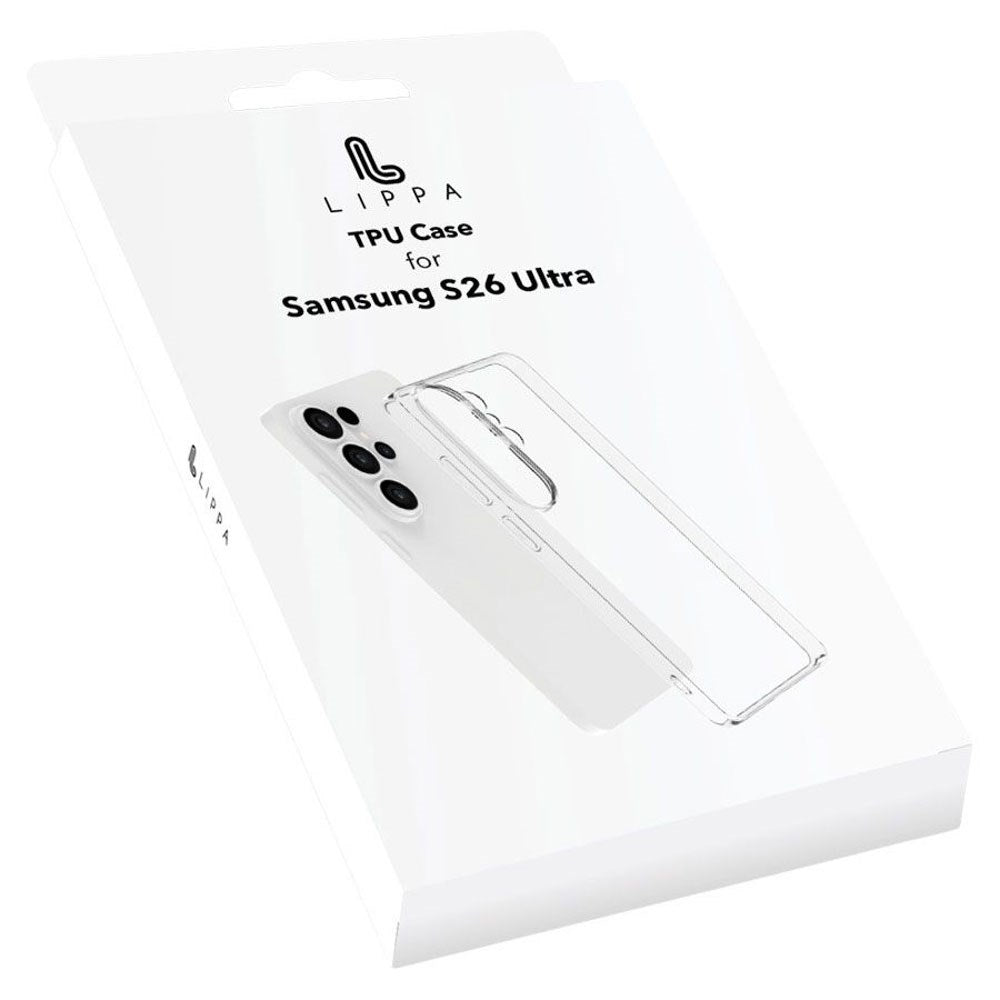 Samsung Galaxy S26 Ultra Lippa Fleksibelt Plast Cover - Gennemsigtig