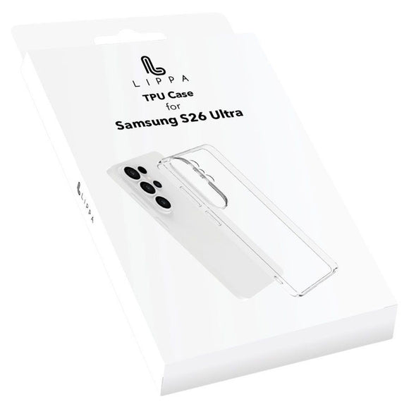 Samsung Galaxy S26 Ultra Lippa Fleksibelt Plast Cover - Gennemsigtig