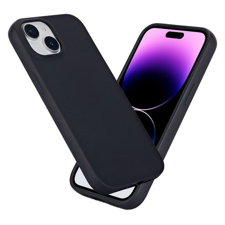 eSTUFF iPhone 15 INFINITE VIENNA Fleksibelt Plastik Cover - 100% Genbrugsplastik - Sort