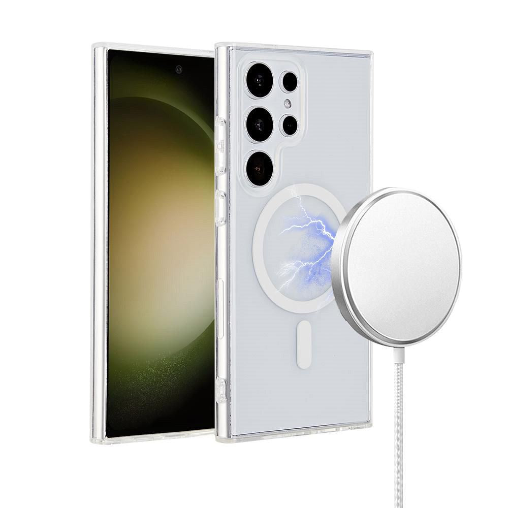 eSTUFF Samsung Galaxy S24 Ultra INFINITE OSLO Hybrid Plastik Cover - MagSafe Kompatibel - Gennemsigtig