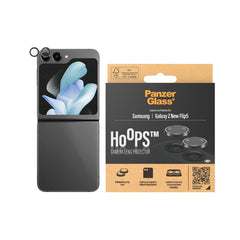 Samsung Galaxy Z Flip5 (5G) PanzerGlass Hoops - Kamerabeskyttelse - Gennemsigtig