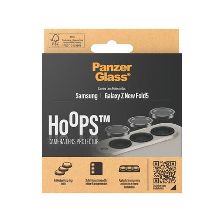 Samsung Galaxy Z Fold5 (5G) PanzerGlass Hoops - Kamerabeskyttelse - Gennemsigtig