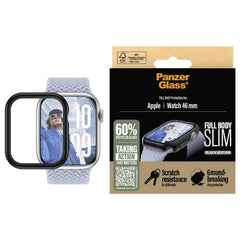 PanzerGlass Apple Watch 11 / 10 (46mm) Snappie Full Body Slim Cover m. Indbygget Skærmbeskyttelse - Sort