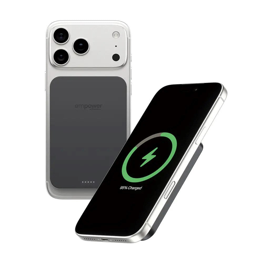 empower by PanzerGlass empower Bank - 5000 mAh - Qi2 / MagSafe Kompatibel - Space Black - (DEMO)
