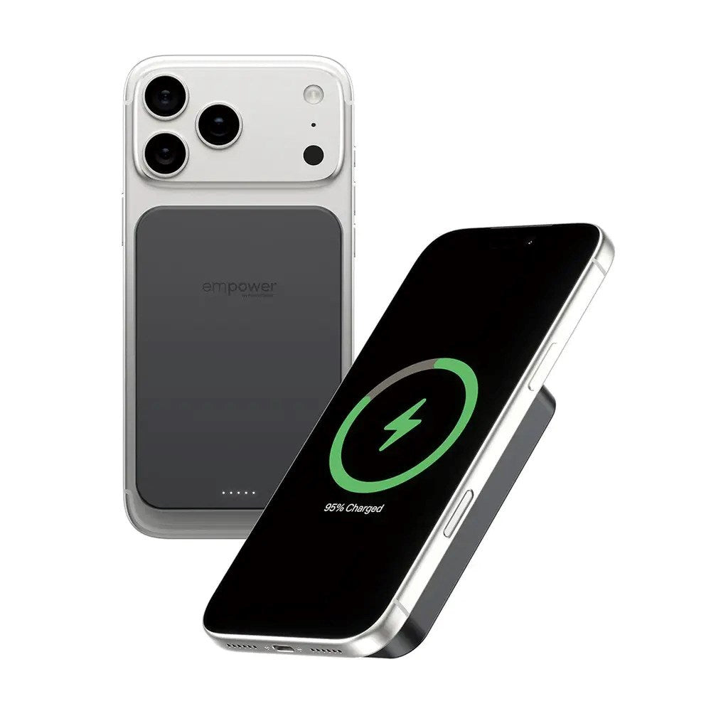empower by PanzerGlass empower Bank - 10.000 mAh - Qi2 / MagSafe Kompatibel - Space Black