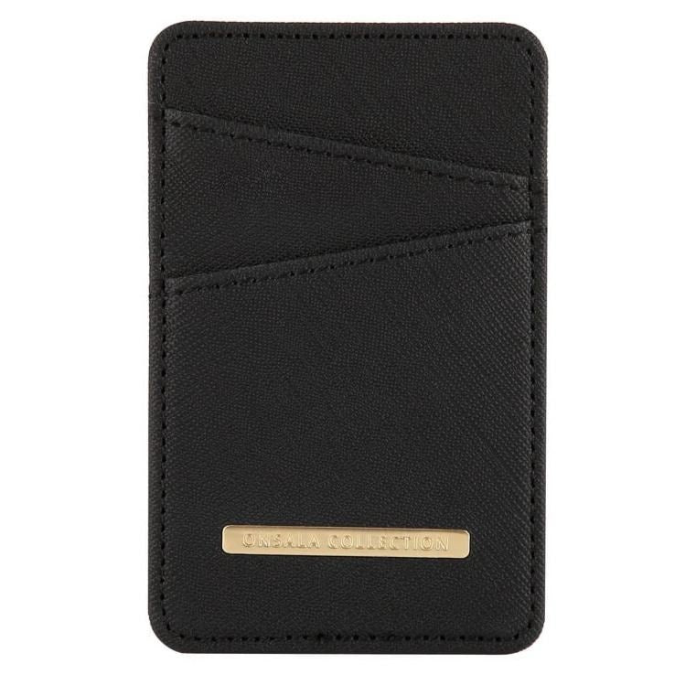 Onsala COLLECTION Kreditkortlomme - Sort Saffiano