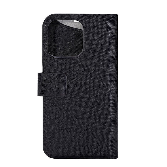 iPhone 14 Pro Onsala Fashion Collection Wallet Cover m. Magnet - Midnight Black