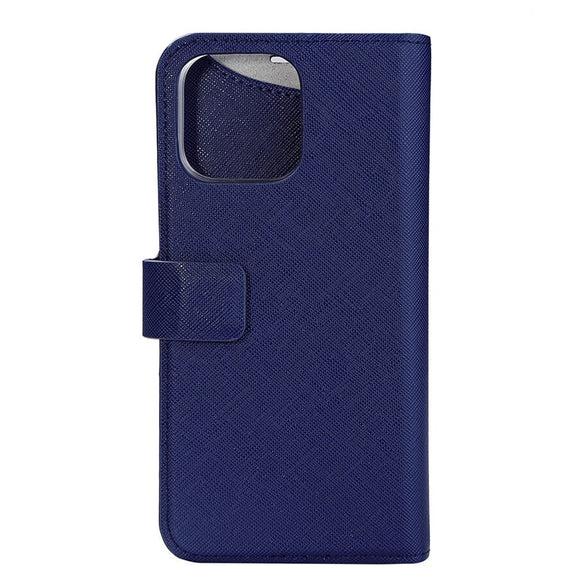 iPhone 14 Pro Max Onsala Fashion Collection Wallet Cover m. Magnet - Navy Blue