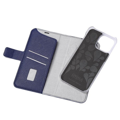 iPhone 14 Pro Max Onsala Fashion Collection Wallet Cover m. Magnet - Navy Blue