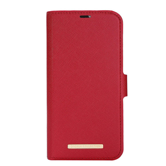 iPhone 14 Plus Onsala Fashion Collection Wallet Cover m. Magnet - Red