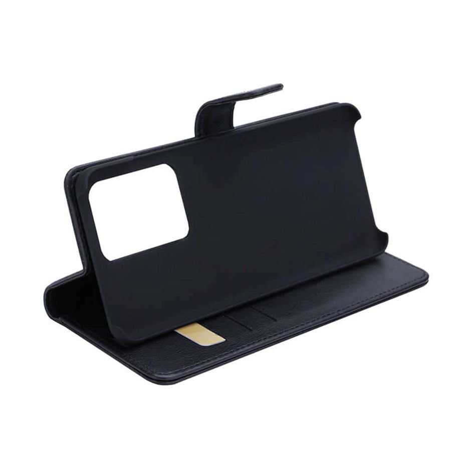 RadiCover 2-in-1 - Samsung S20 Ultra - Vegansk Læder Cover - 86% Strålingsbeskyttelse - Sort